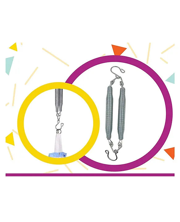 VParents Stainless Steel Baby Cradle Spring for Cradle Hanging 15Kg - Silver