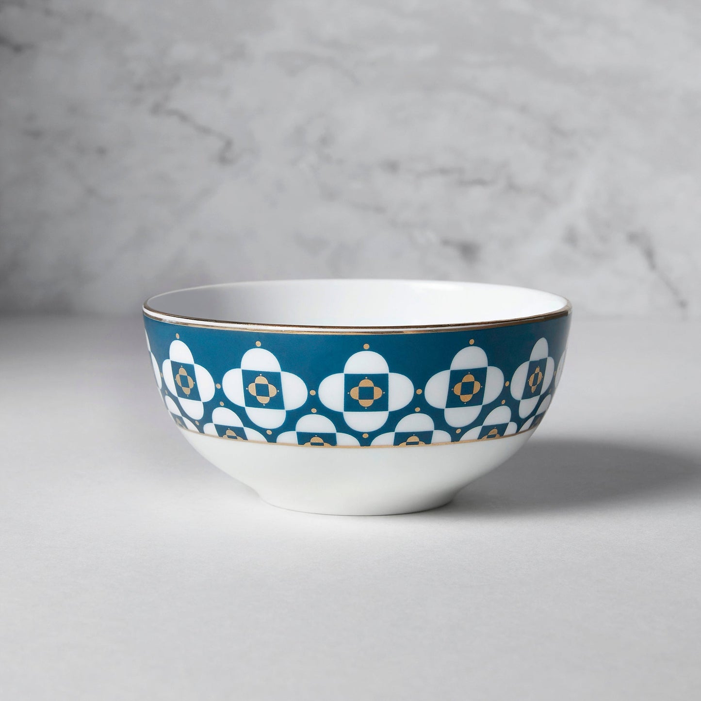 India Circus Oceanic Opulence Dinner Set (Pack of 20), For Family of 6