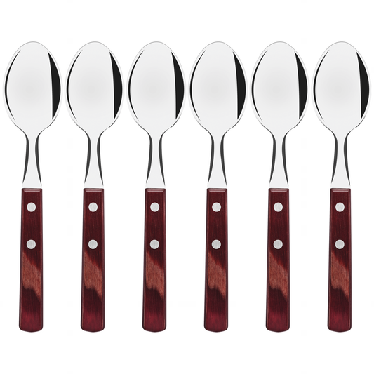 Polywood Table Spoons Set of 6 - Red