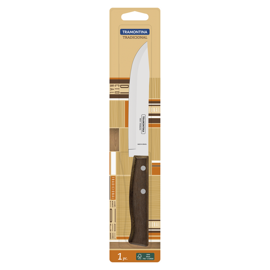 Tradicional Kitchen Knife 15 cm/ 6in - Wood