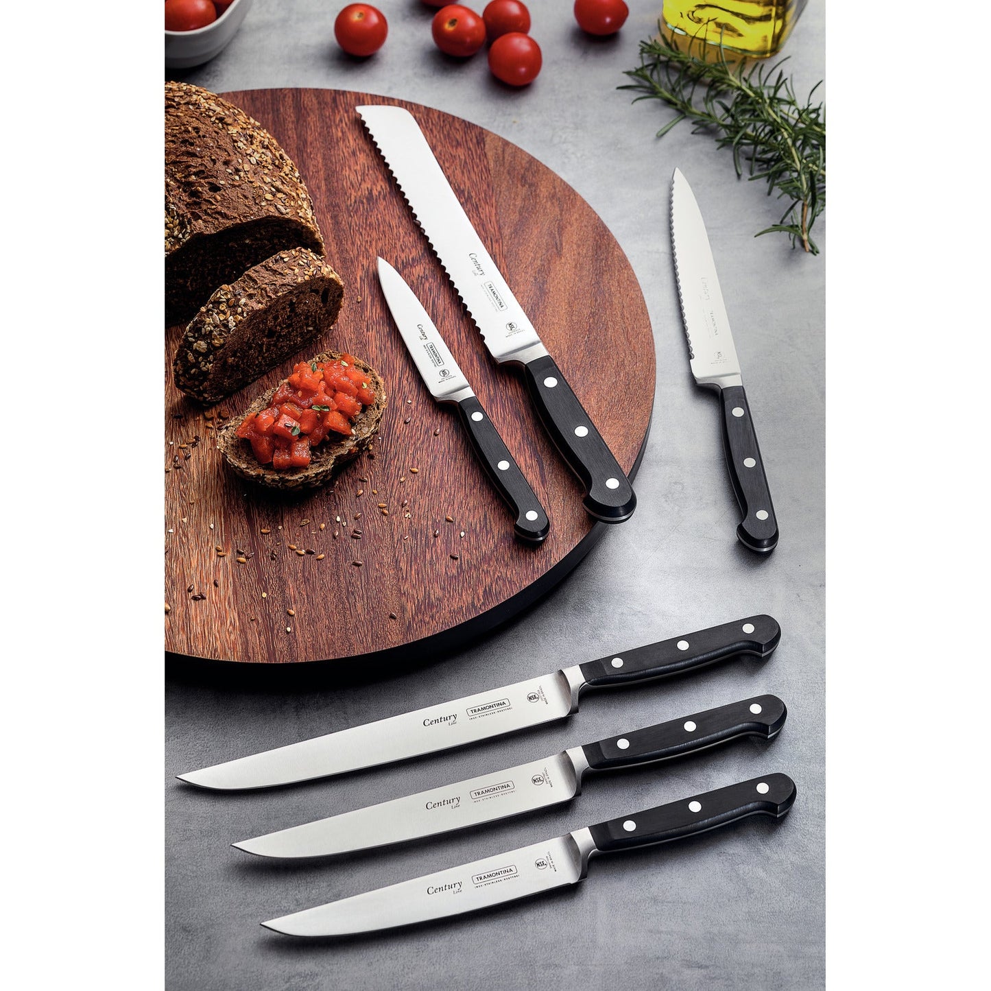 Century Kitchen Knife 20 cm/ 8in - Black