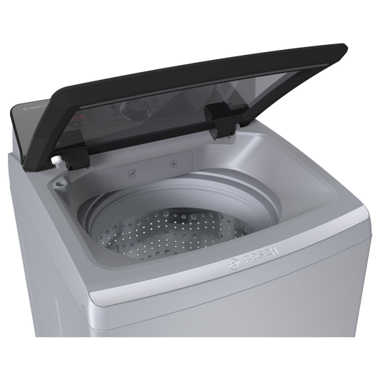 BOSCH 7 kg 5 Star Fully Automatic Top Load Washing Machine (Series 2, WOE703S0IN, ExpertCare Wash System, Silver)