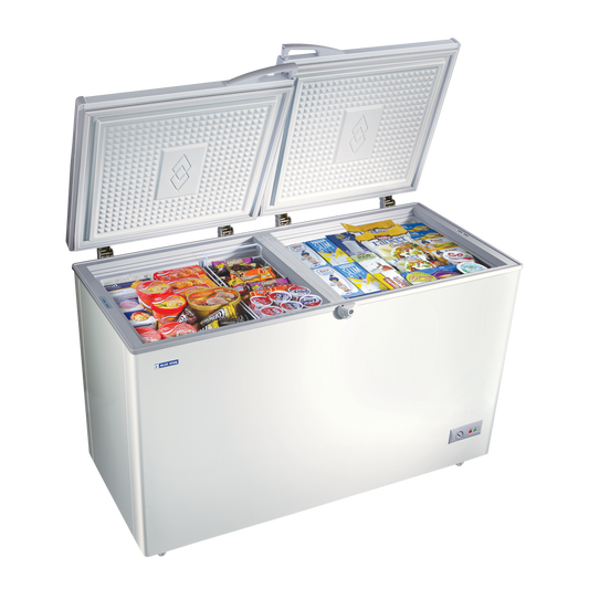 Blue Star 335 Litres Double Door Chest Freezer (Direct Cooling Technology, CHFK350DGS, White)