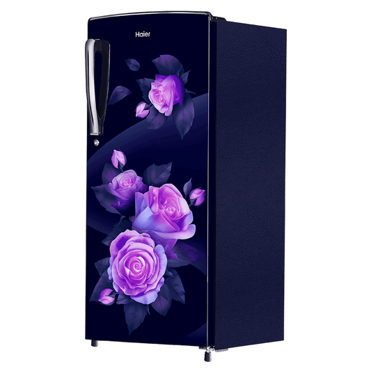Haier 205 Litres 3 Star Direct Cool Single Door Refrigerator with Diamond Edge Freezing Technology (HRD-2263CMR-N, Marine Rose)