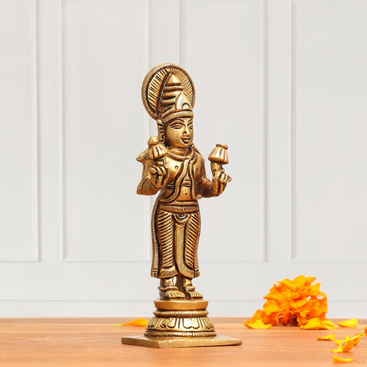 Brass Superfine Surya Bhagwan Idol (5.5 Inch)
