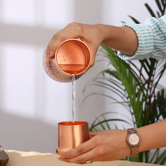 Copper Water Bottle (8 Inch)