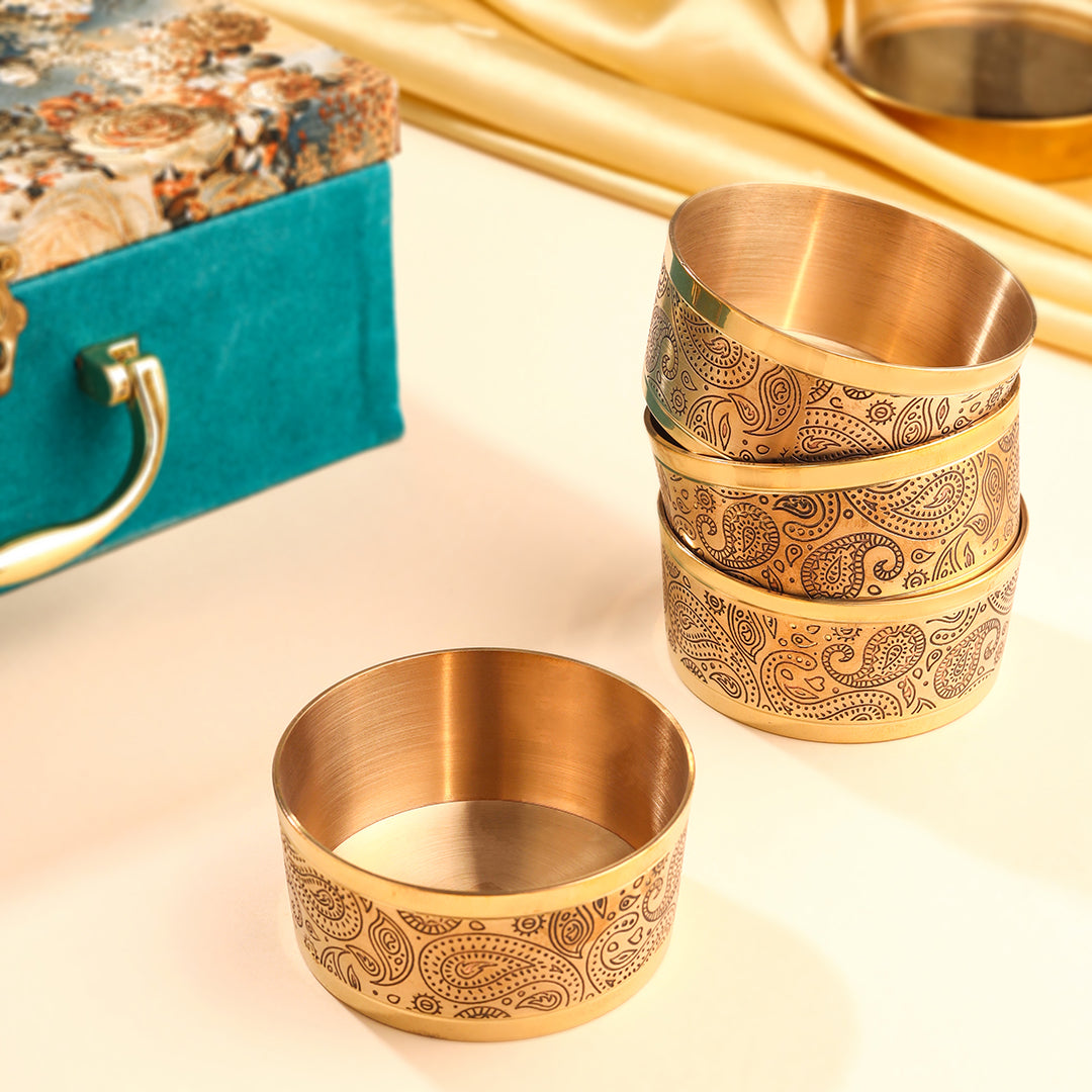 Brass Dry Fruit Bowl Box Hamper