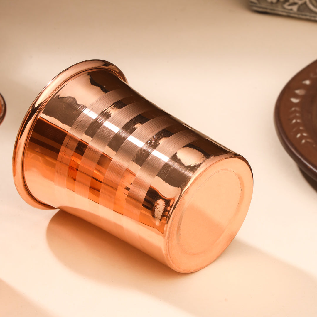 Copper Glass Pair (4 Inch)