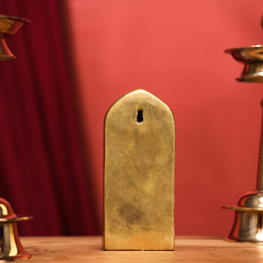 Brass Superfine Lord Dhanvantari Wall Hanging (7.5 Inch)