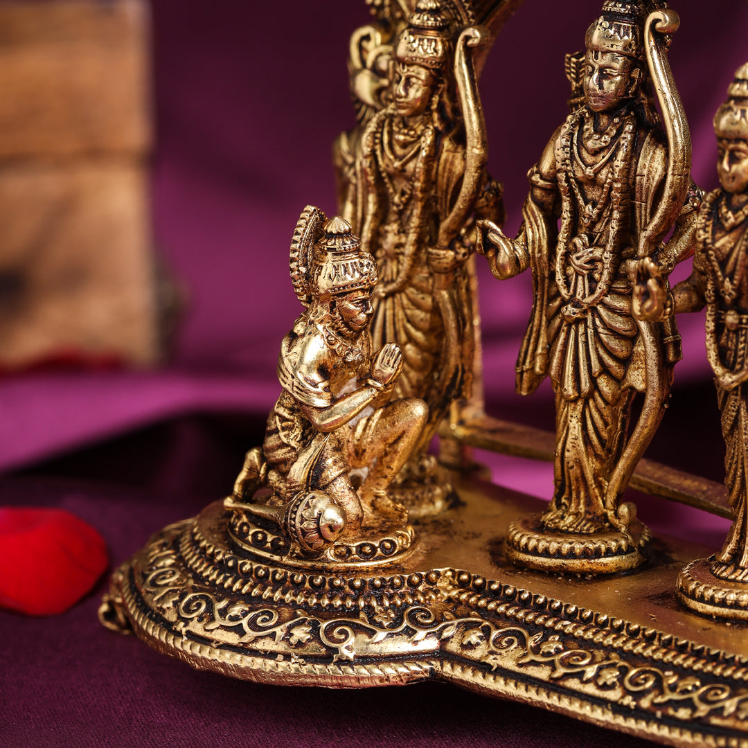 Brass Superfine Ram Darbar Statue (4 Inch)