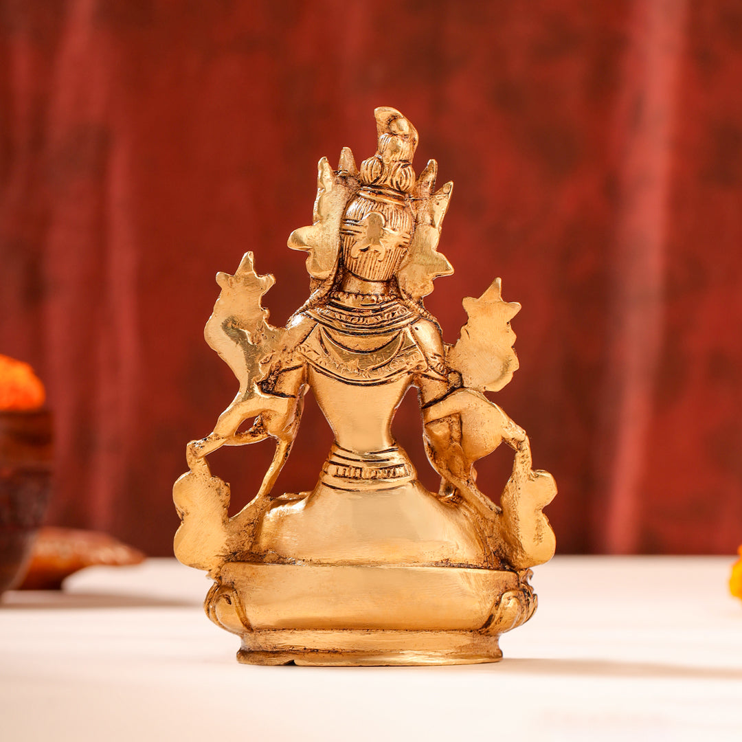 Brass Tara Devi Idol (6 Inch)
