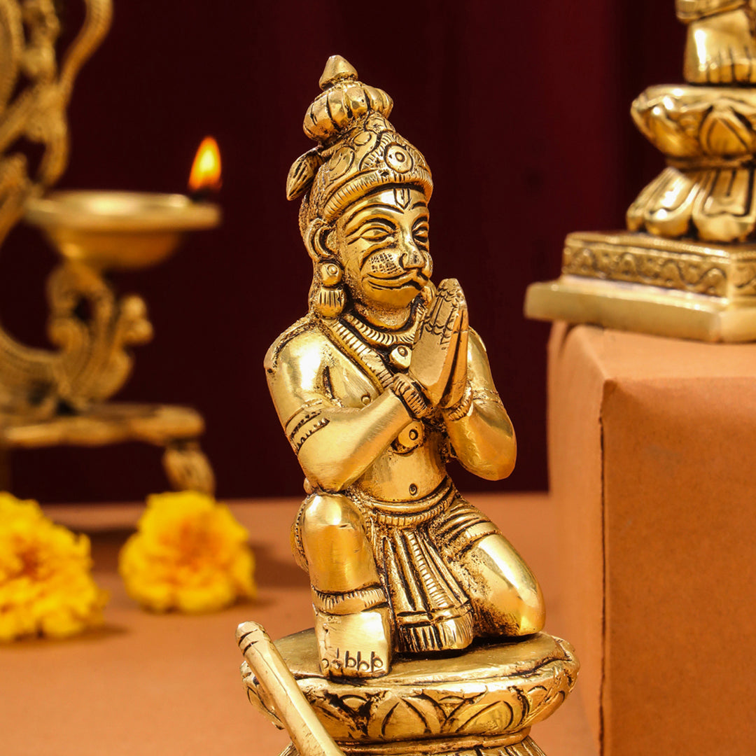 Brass Ram Darbar Idols Set