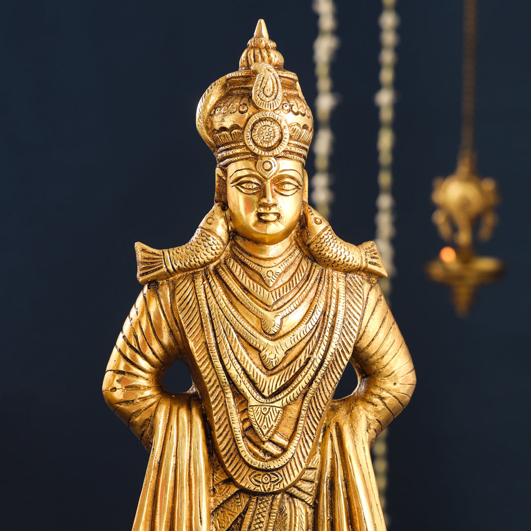 Brass Vitthal Rukmini Idols Set