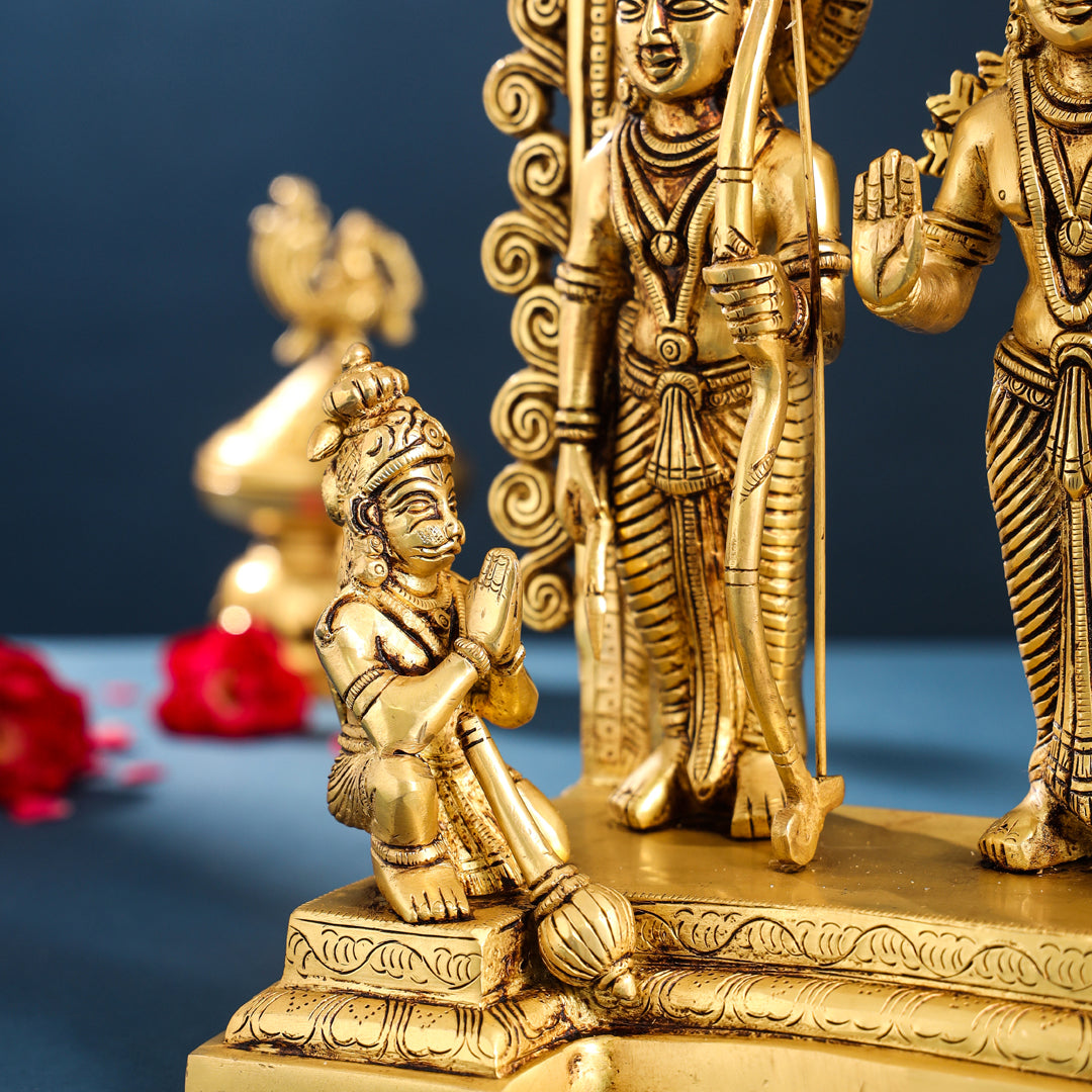 Brass Ram Darbar Statue (12 Inch)