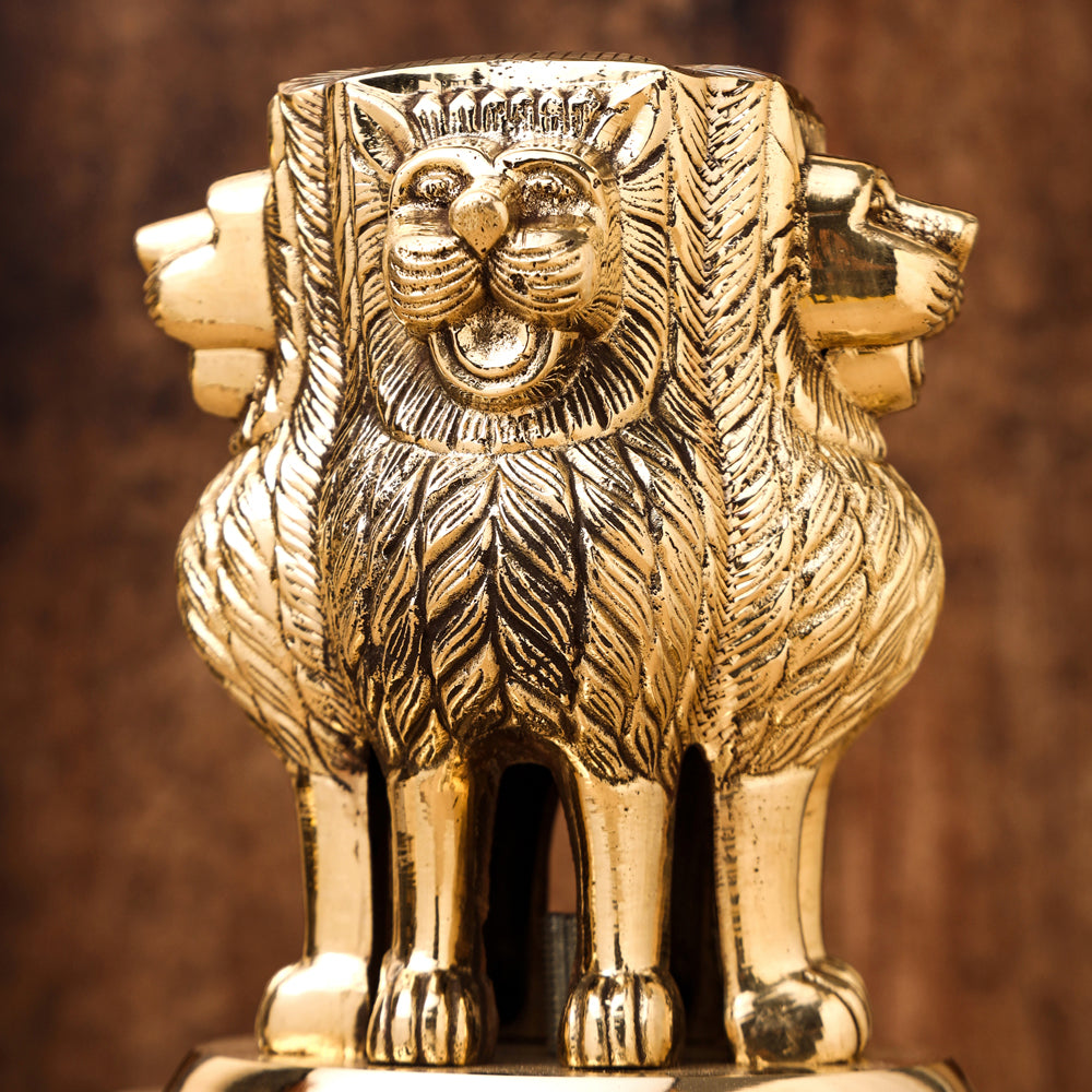 Brass Ashok Stambh (10 Inch)