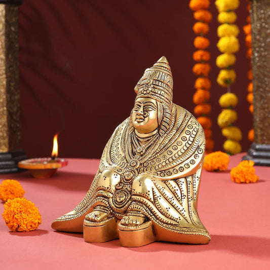 Brass Tulja Bhavani Idol (7 Inch)