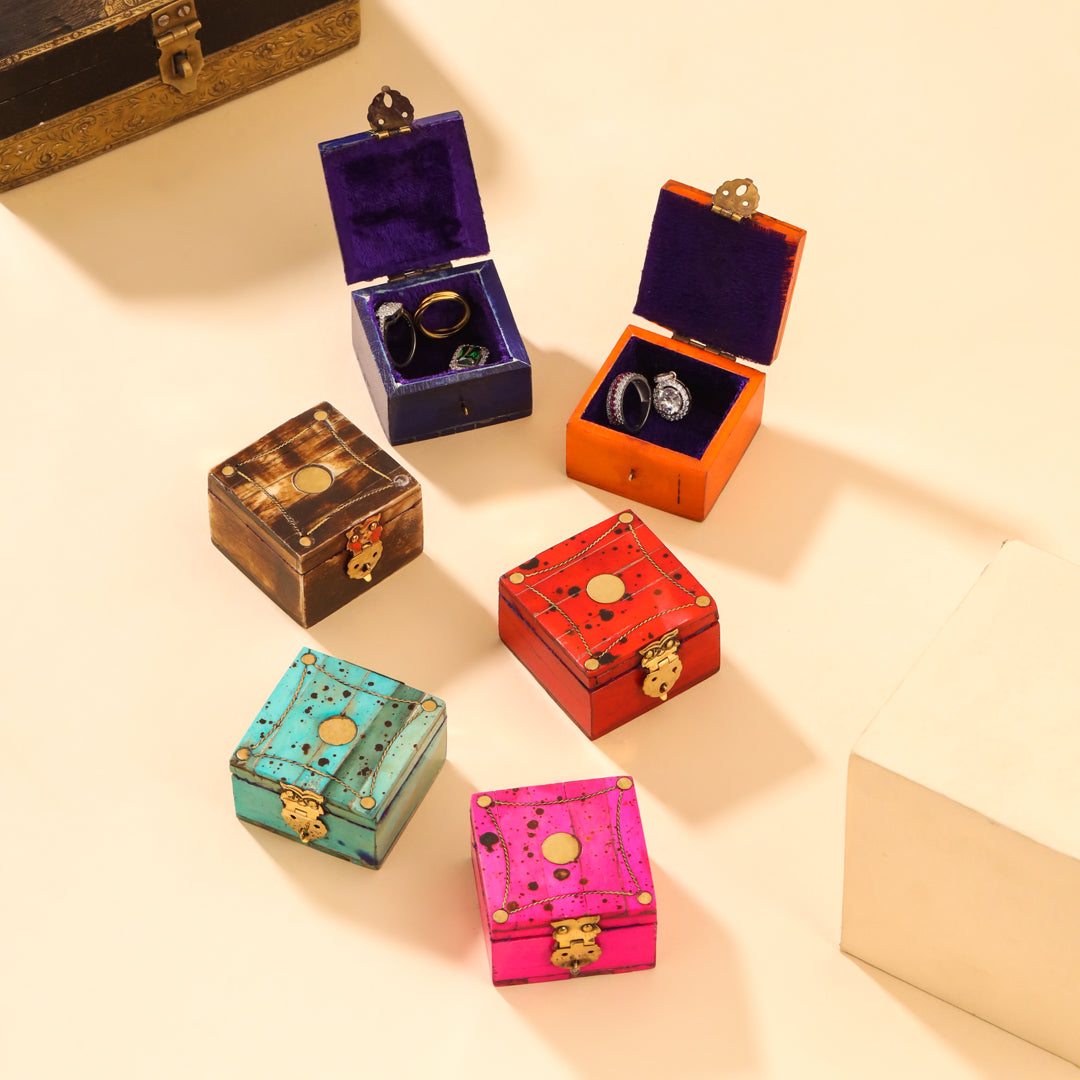Square Mini Jewellery Box
