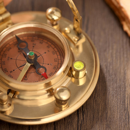 Copper Sundial Compass (3.5 Inch)