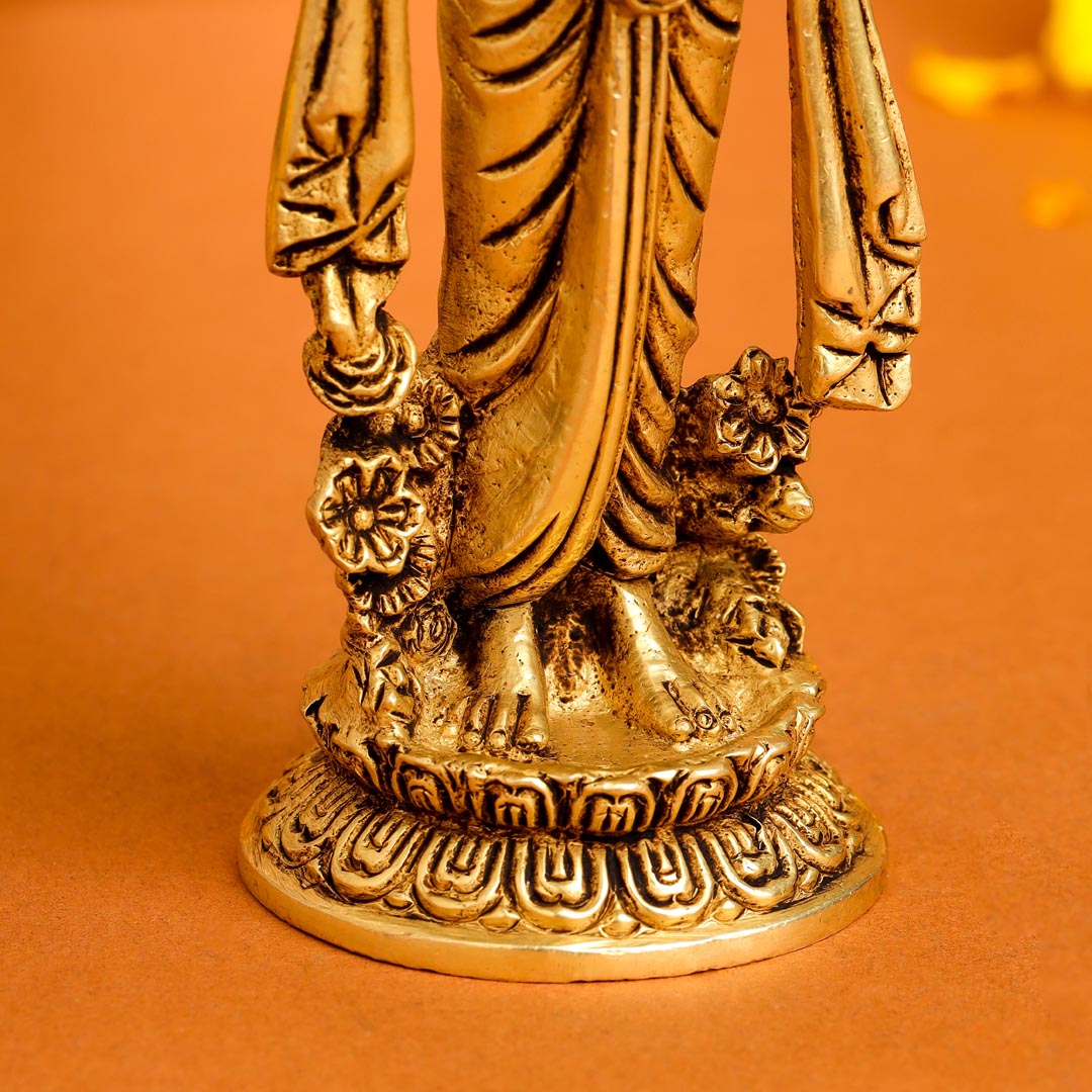 Brass Swami Narayan Idol (6.2 Inch)