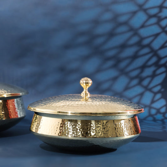 Brass Handi/Lagan With Lid