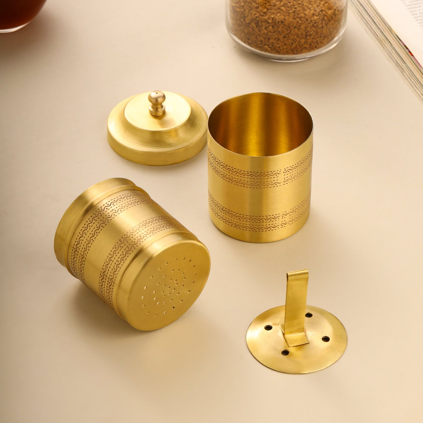 Brass Coffee Filter Machine (6.2 Inch)