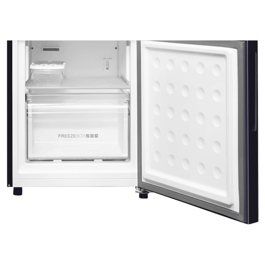 Haier 237 Litres 2 Star Frost Free Double Door Bottom Mount Convertible Refrigerator with Turbo Icing (HRB-2872BSI-P, Storm Inox)