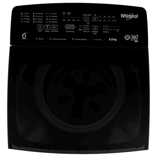 Whirlpool 8 kg 5 Star Fully Automatic Top Load Washing Machine (360° Bloomwash Pro, 31670, Catalytic Soak, Graphite)