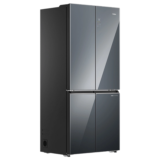 Haier Lumiere 520 Liters 3 Star Auto Defrost Four Door Smart Wifi Enabled Refrigerator with Colorful Digital Display (HRB-600MGU1, Mirror Glass)