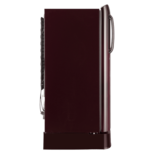 LG 201 Series 185 Litres 5 Star Direct Cool Single Door Refrigerator with Auto Smart Connect (GL-D201ASBU, Scarlet Bloom)