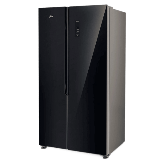 Godrej 600 Litres 3 Star Frost Free Side by Side Refrigerator with Powered By AI (RS EON VELVET 646C RIT, Opera Black)