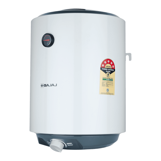 BAJAJ Shield New Shakti Pro 15 Litre Vertical Storage Geyser with Swirlflow Technology (White)