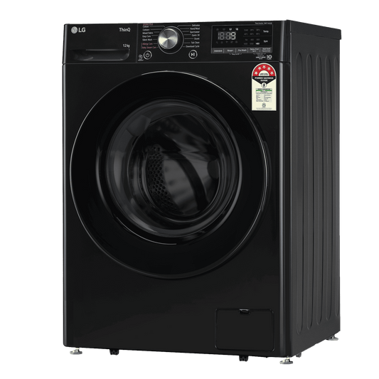 LG 12 kg 5 Star Wi-Fi Inverter Fully Automatic Front Load Washing Machine (Vivace Premium, FHP1412Z5O, 6 Motion DD, Onyx Black)