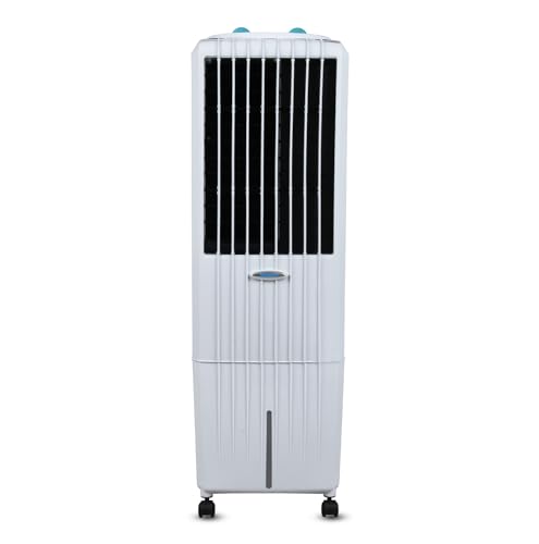 Symphony Diet 12T Personal Tower Air Cooler for Home with Honeycomb Pad, Powerful Blower, i-Pure Technology and Low Power Consumption (12L, White)