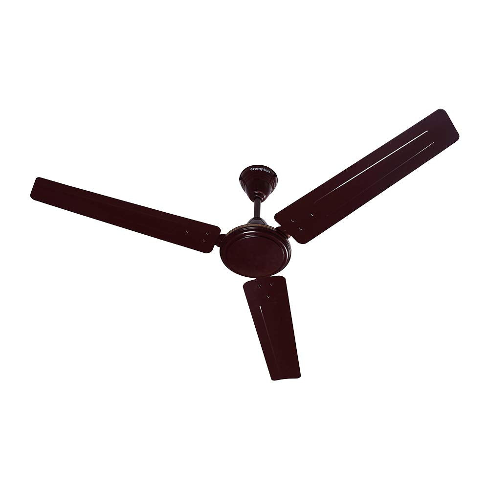 Crompton Highspeed Toro 1200 mm Designer Ceiling Fan | BEE Star Rated Energy Efficient | Anti-Dust | Active Power Technology | Upto 50% Less Heating | 2 Year Manufacturer Warranty | Magic Brown