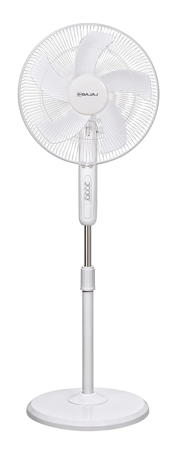 BAJAJ 16", PENTA AIRCOOL, PEDESTAL, WHITE