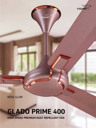 V GUARD 36", GLADO PRIME VX 3S, CEILING, ROSE GLOW