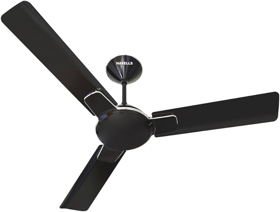 HAVELLS 48'', ENTICER ES, CEILING FAN, MET BLACK CHROME