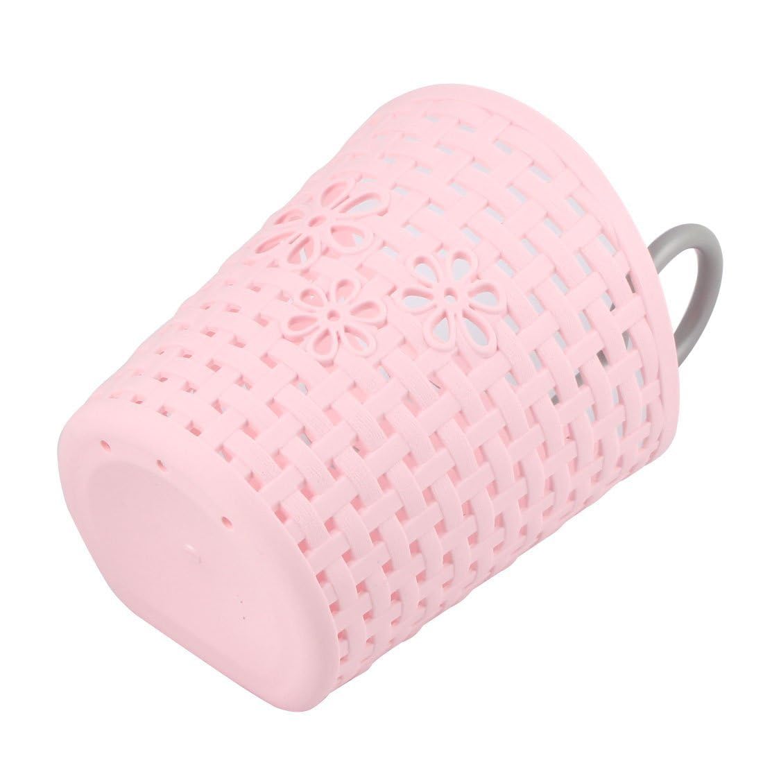 Dkriva Plastic Hanging Storage Basket/Dustbin Home,Kitchen,Office,Car,Bathroom Storage Basket Shelf with Hooks (Multicolor) (1-PCS)