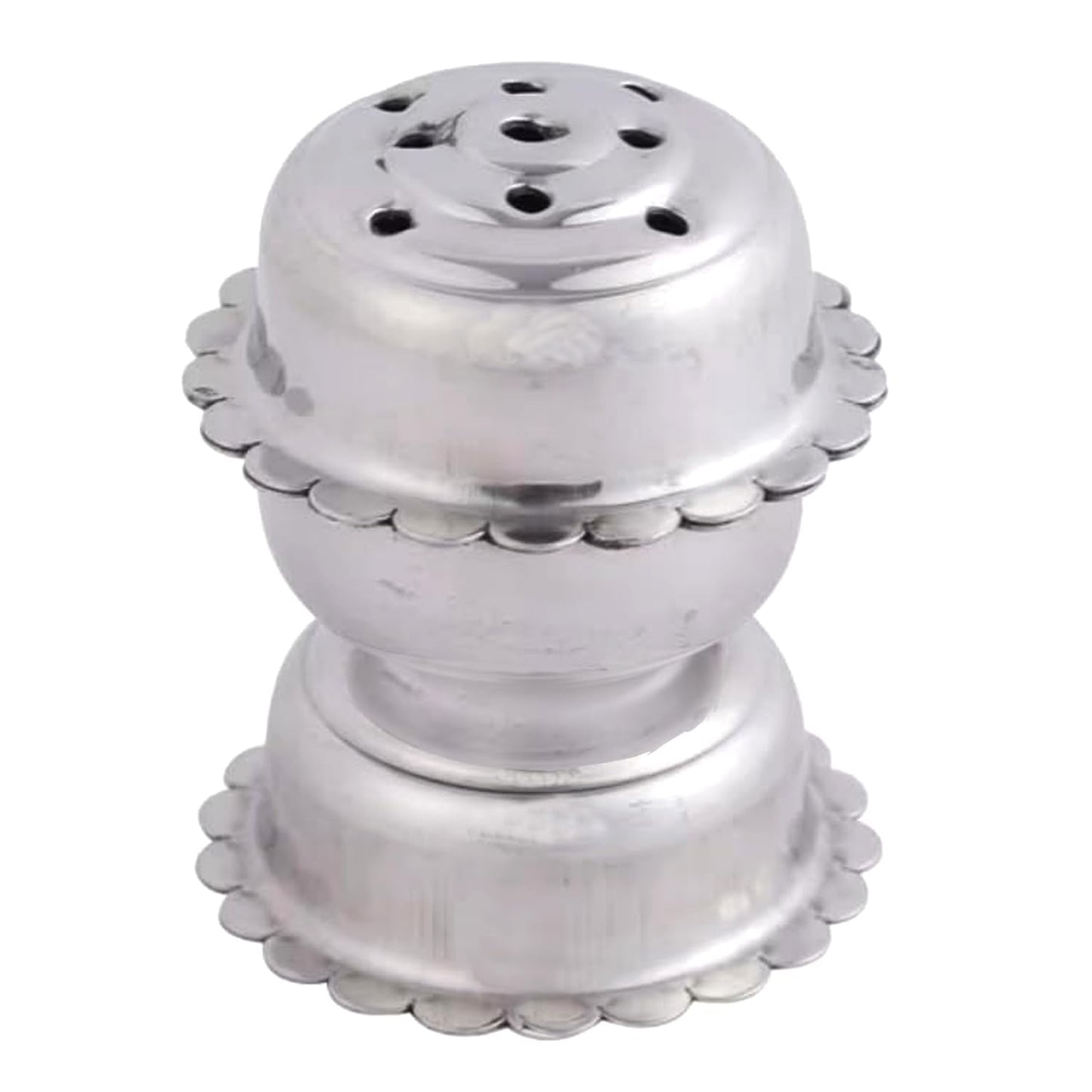 Dynore Stainless Steel Round Agarbatti Stand Holder/Dhoop Dhani (Pack of 1)