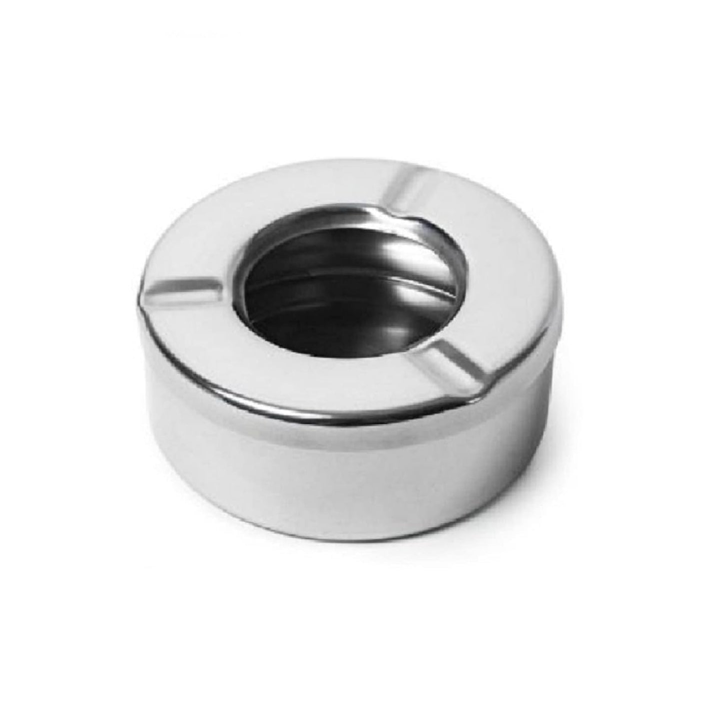 Dynore Stainless Steel Lid Ash Tray- Set of 10