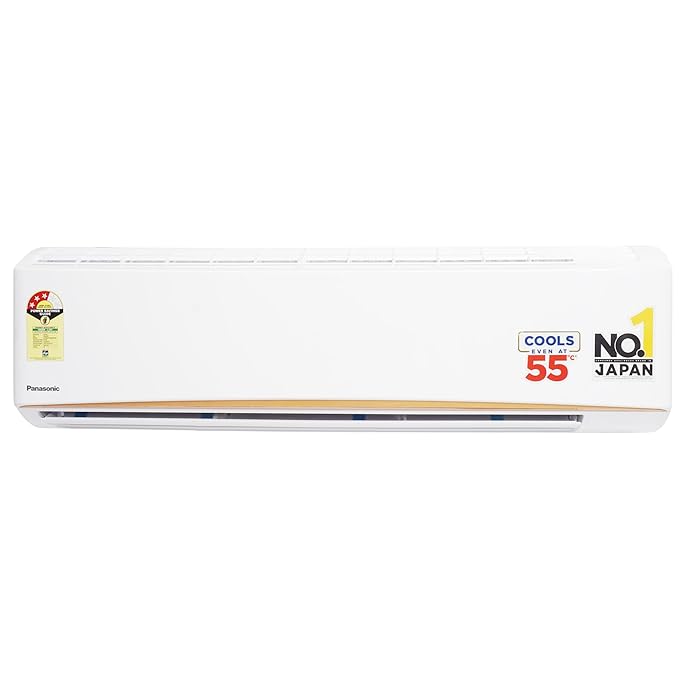 Panasonic 2 Ton 3 Star Copper Split AC (2025 Model) – Efficient Cooling, Advanced Technology,100% copper, Fixed speed, CS/CU-KN24BKY, White