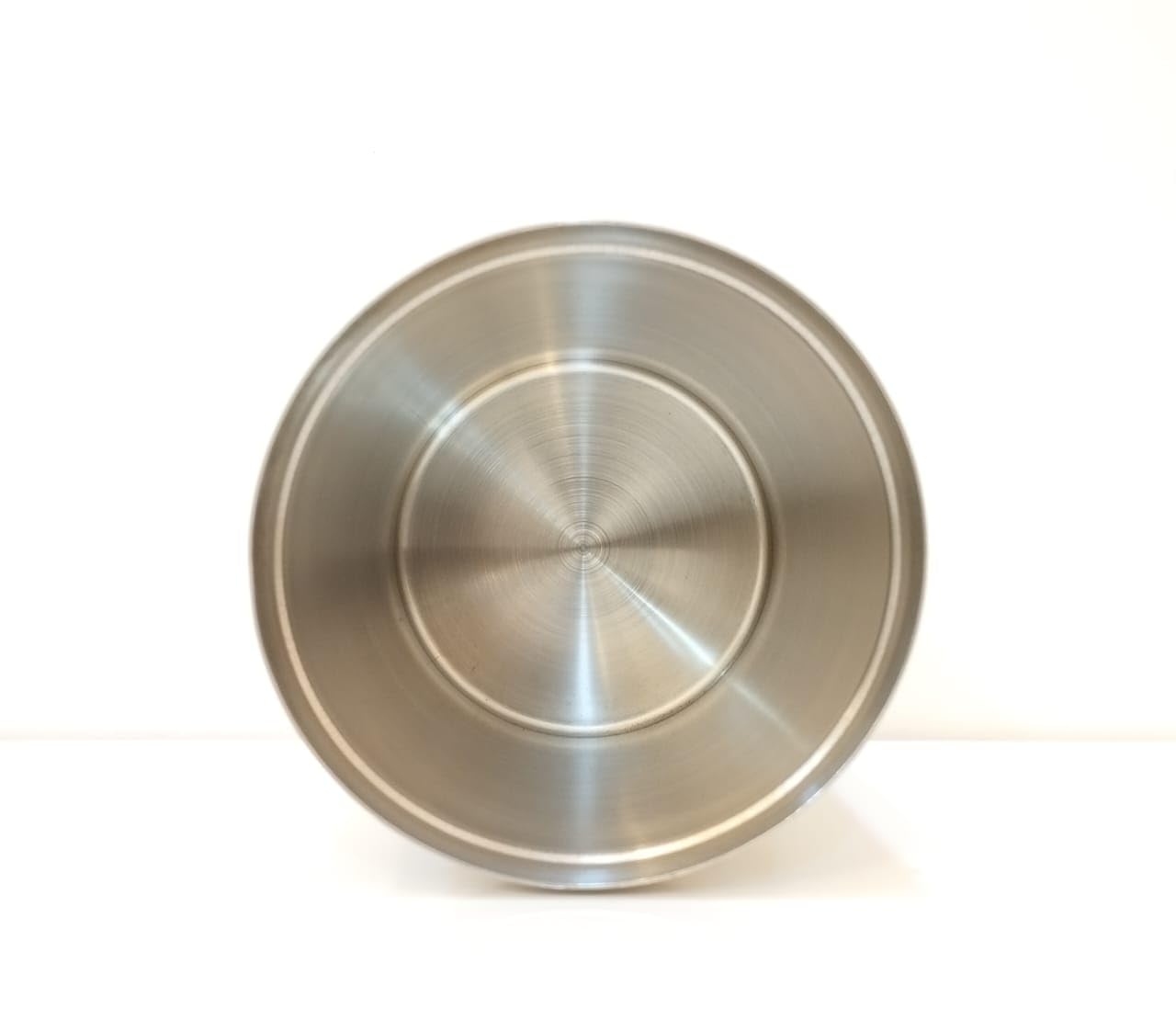 STEEPLE 1 Litre Stainless Steel Containers for kitchen with See Through Lid | Ubha Dabba | Vertical Canisters, Silver Pack Of 6