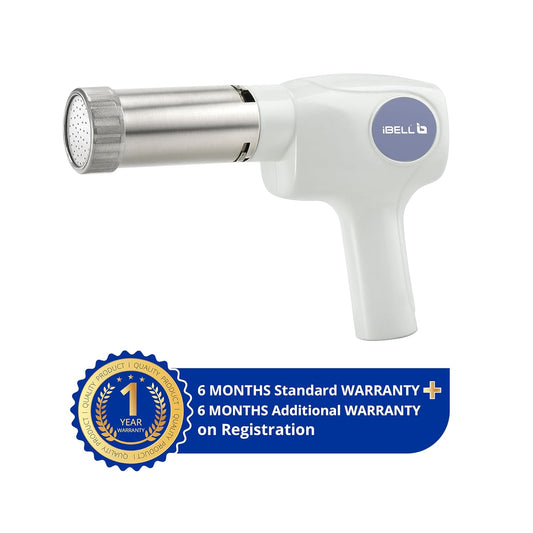 IBELL Electric Idiyappam Maker, Pasta & Noodle Maker with 5 Molds, 50Watts Power, 50 Times for Full Charge, Cordless with Rechargeable Battery(White)