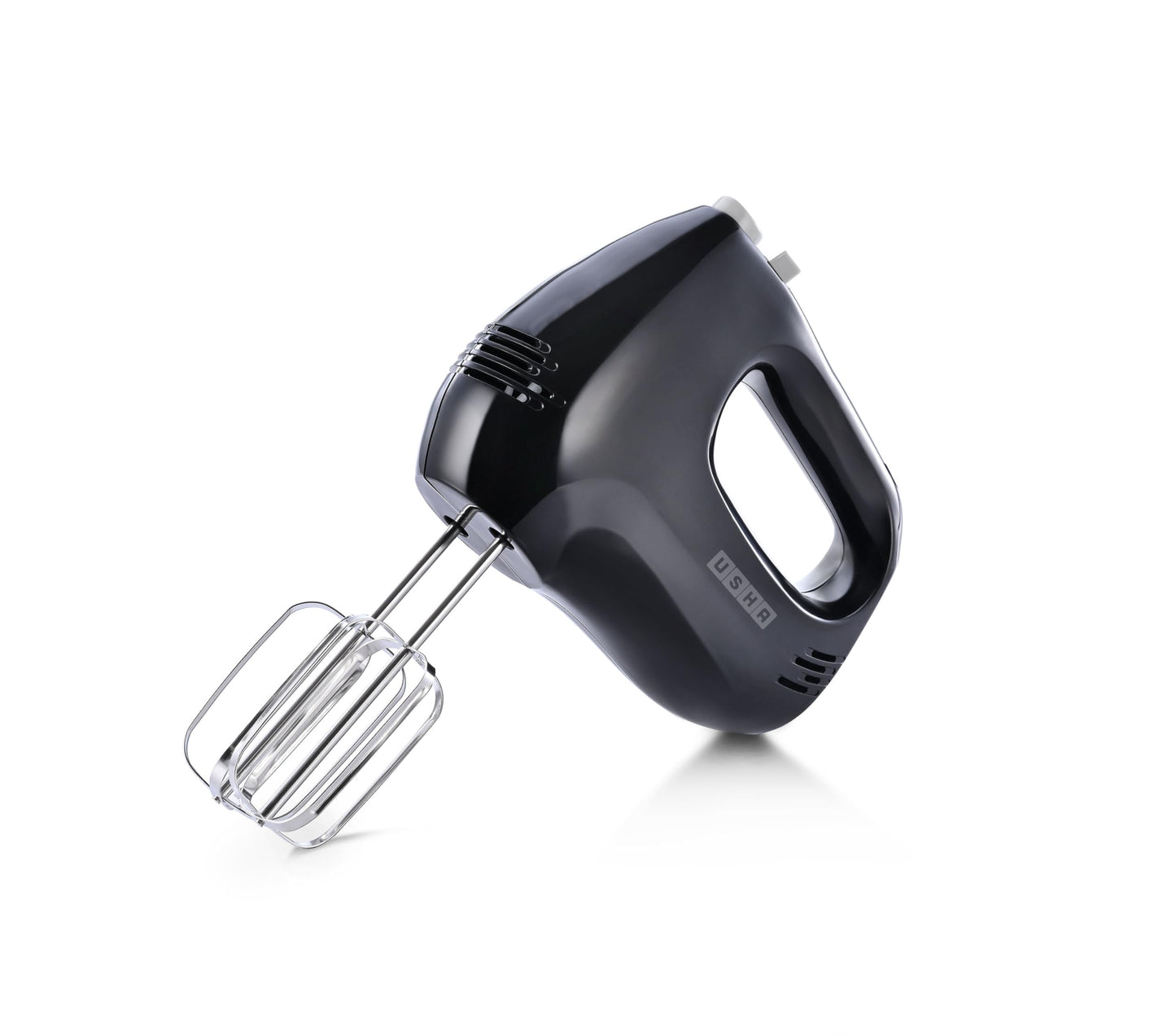 Usha 3732 300 W Hand Mixer with 2 Hooks|2 years warranty,Longer cord for flexible usage,Copper motor for longer life,Accessories Beater and Kneader, Storage box (Black)