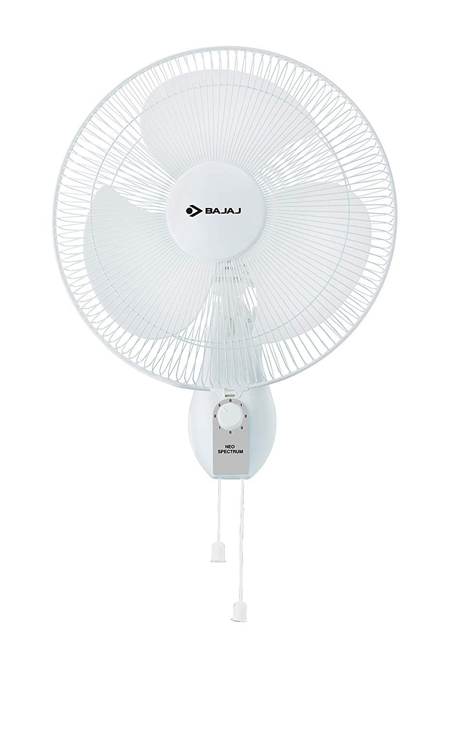 Bajaj Neo-Spectrum 300 Mm Wall Mount Fan | Wall Fan For Kitchen & Home | High Speed | High Air Delivery | Overload Thermal Protector | 2-Yrs Warranty 【Grey】