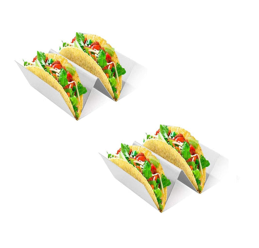 Dynore Stainless Steel Taco Holder 1/2- Set of 2