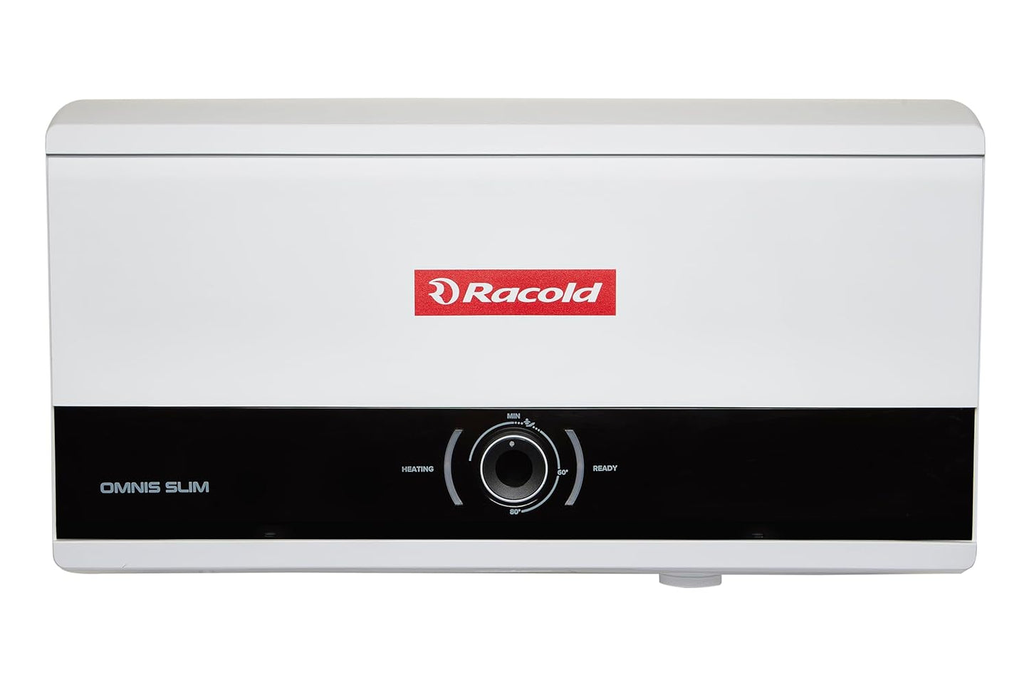 Racold Omnis Slim 15L Horizontal Energy Efficient Storage Water Heater (Geyser) With Free Standard Installation & Pipes |Italian Design| Shower Ready Indicator | Suitable For High Rise Buildings