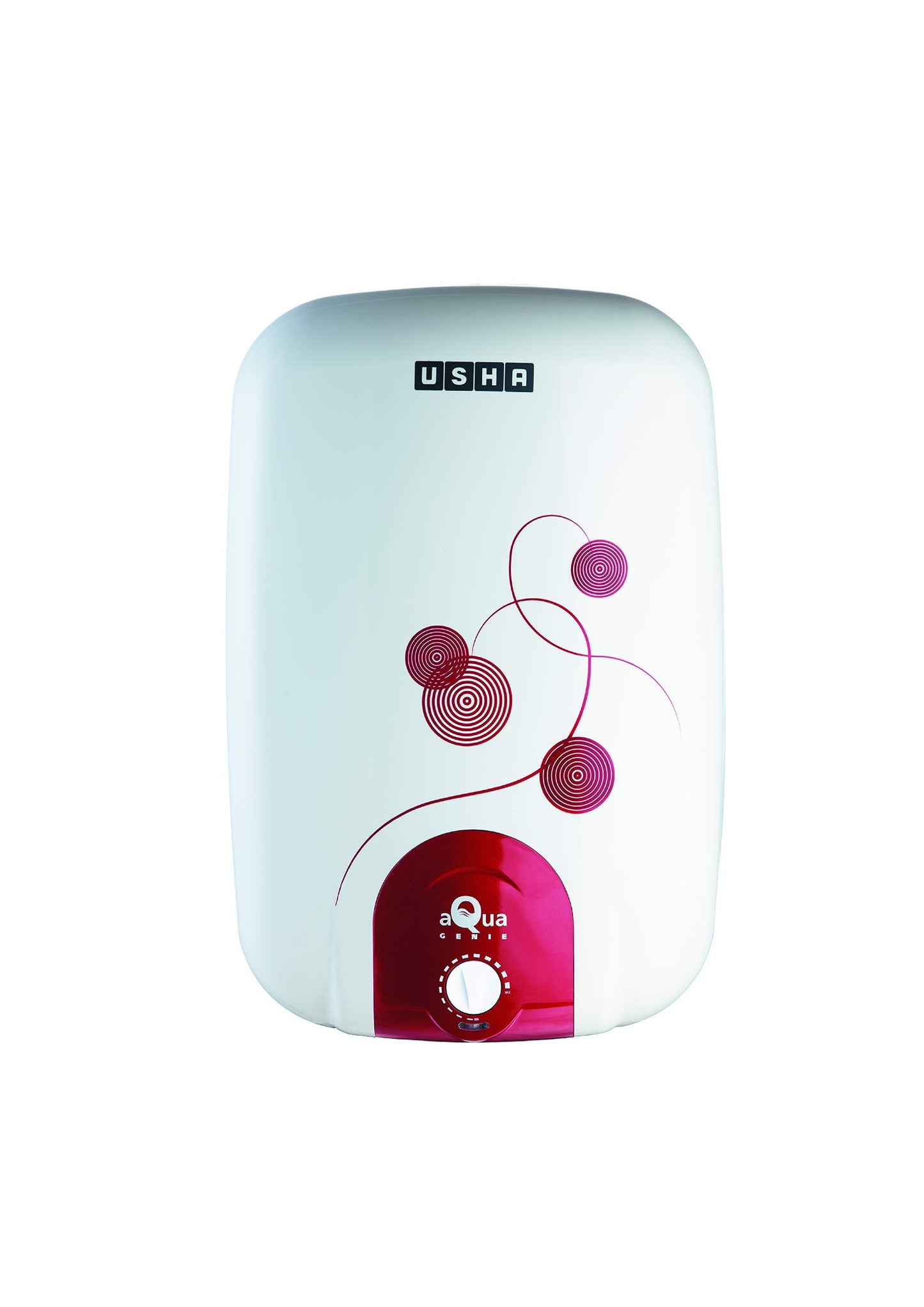 Usha Aquagenie 6 LTR 2500-Watt 5 Star Storage Water Heater (Ivory Wine),with Free Installation and Connection Pipes