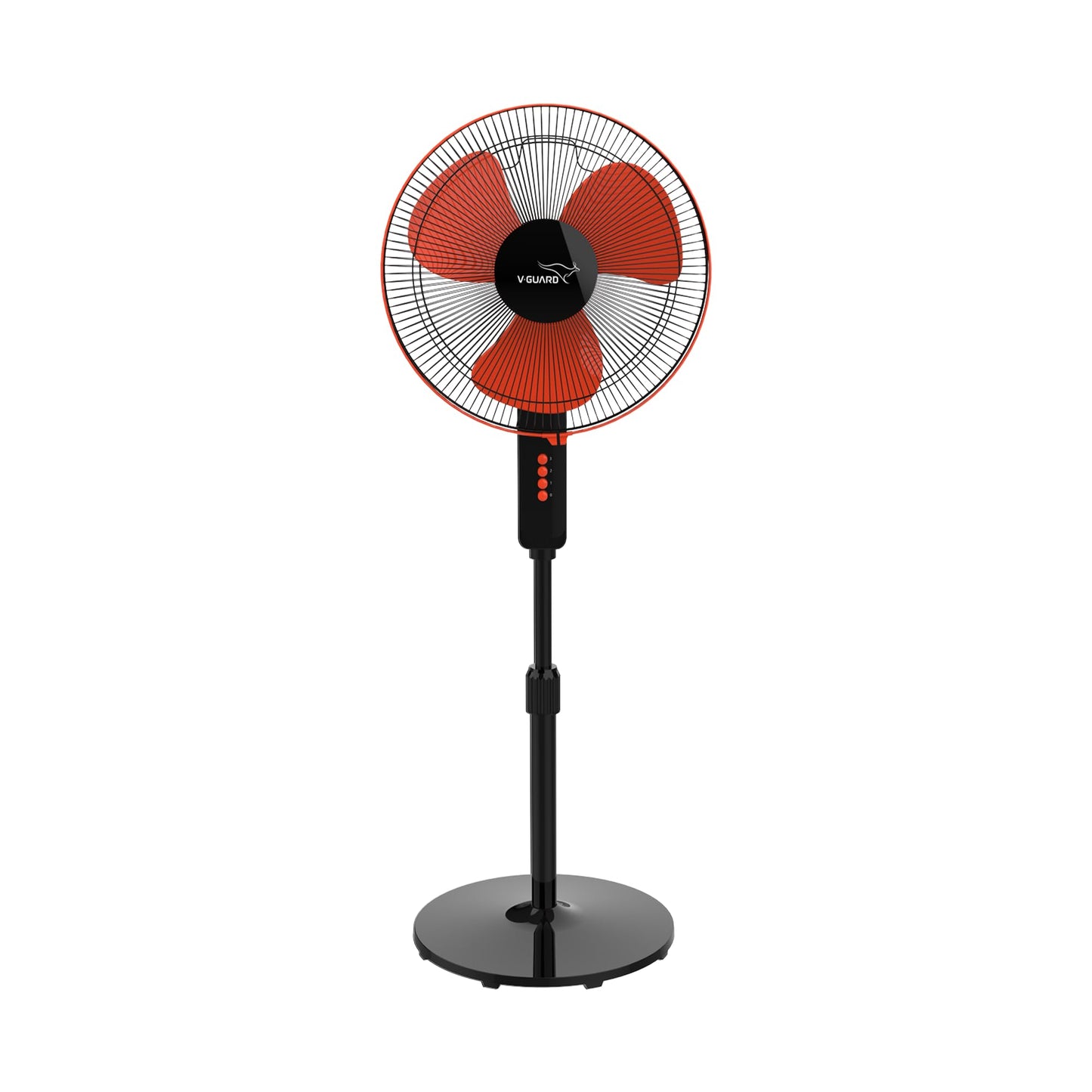 V-Guard Esfera STS Plus Neo Pedestal Cum Table Fan | Versatile 2-In-1 Operation | 1350 RPM Motor | Customisable Tilt And Oscillation Control | Yellow Black | 40 cm (400mm)