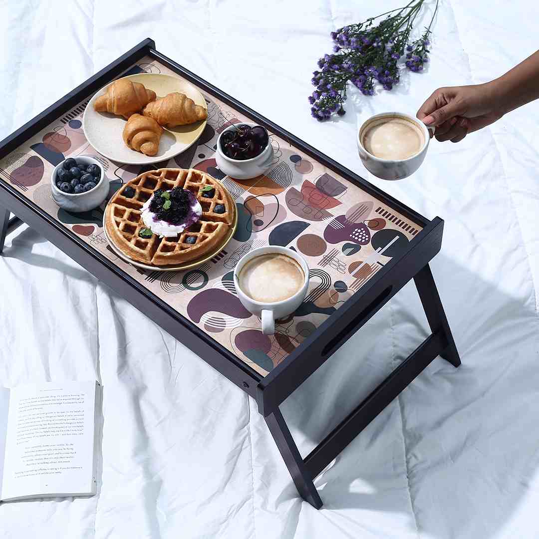 Casablanca Bed tray Abstract pattern
